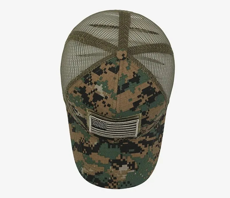 BASEBALL CAP/ MESH /BREATHEABLE /FLAG