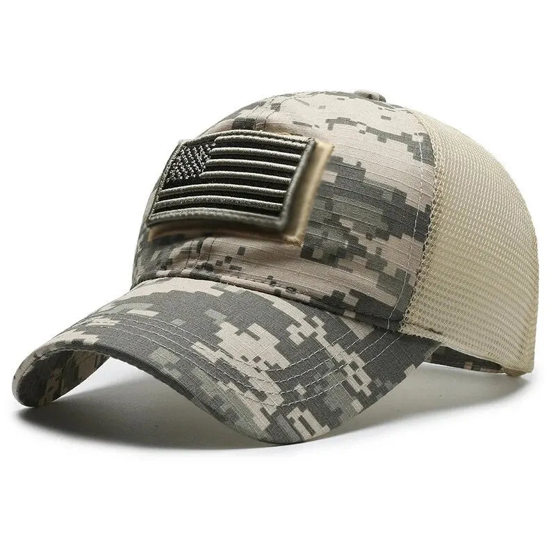 BASEBALL CAP/ MESH /BREATHEABLE /FLAG