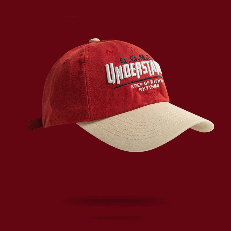 Big Head Sports Hat Versatile C.O.M.E UNDERSTAND