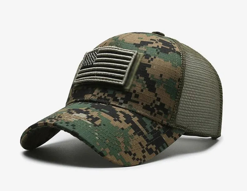 BASEBALL CAP/ MESH /BREATHEABLE /FLAG